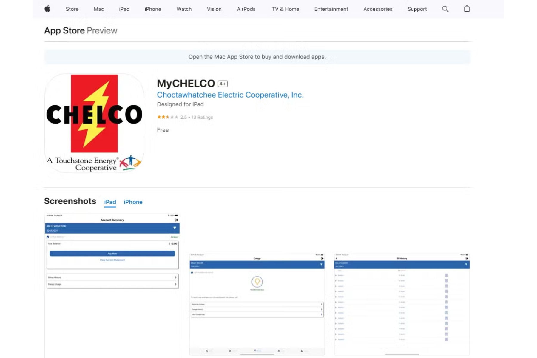 https://apps.apple.com/us/app/mychelco/id1142863582
