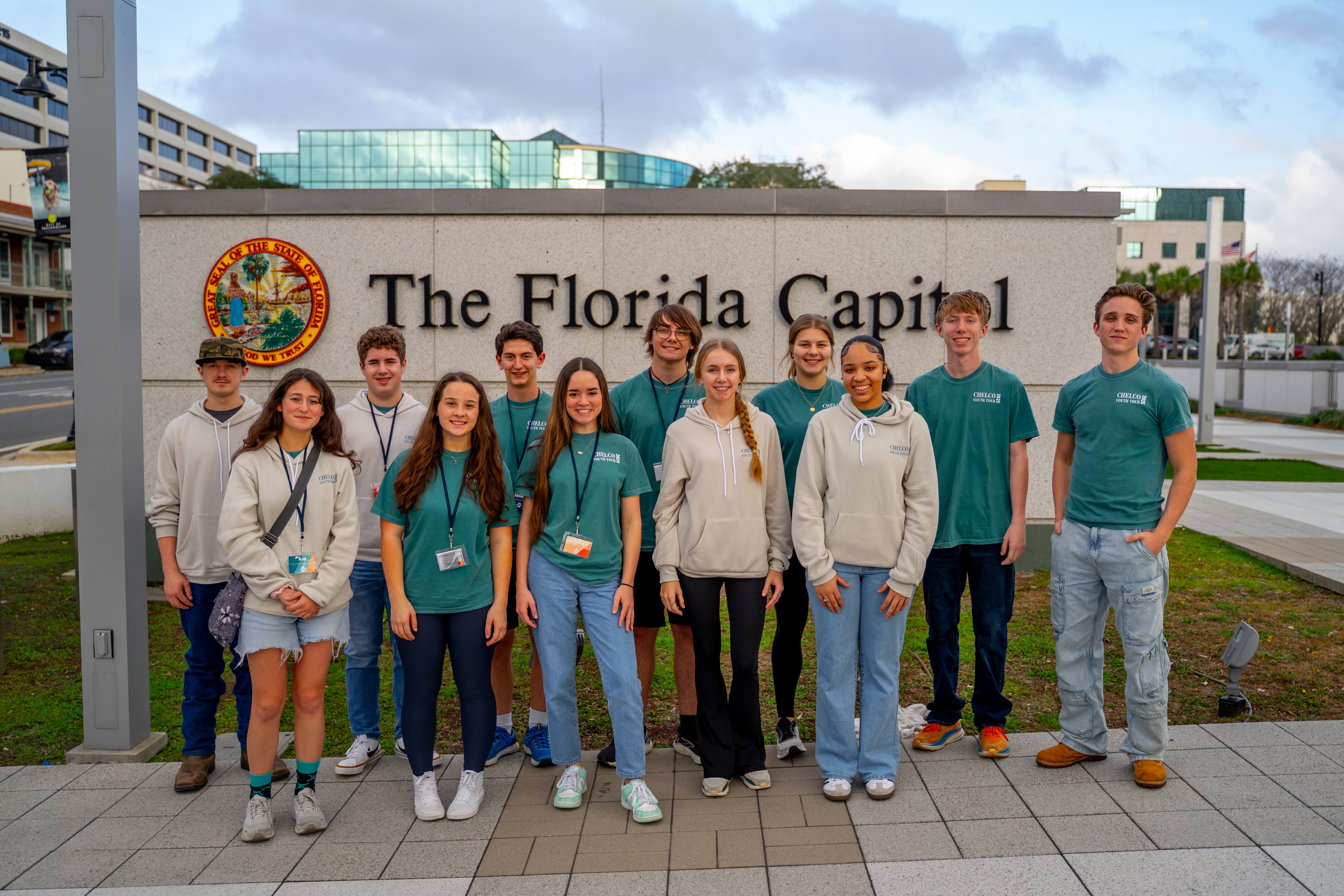 CHELCO 2025 Tallahassee Youth Tour Group
