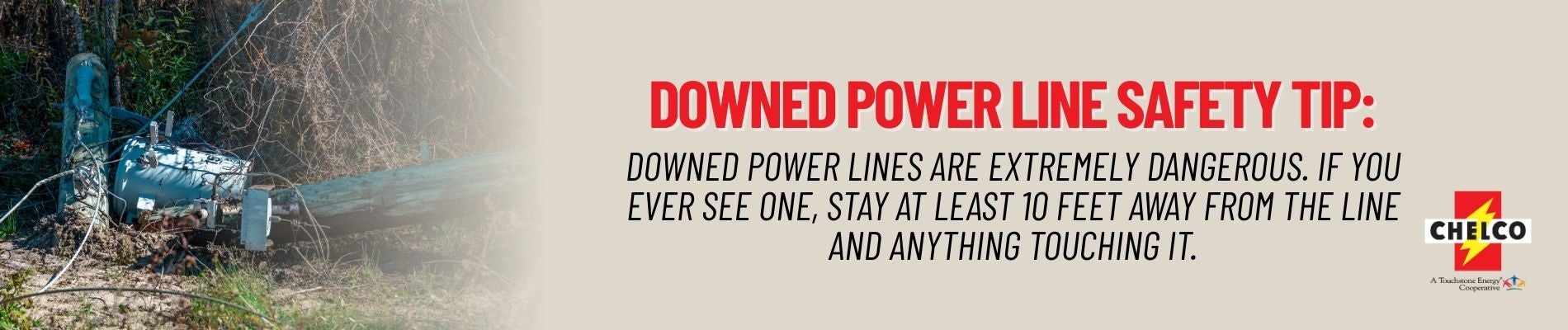 Downed Power Line Safety Tip