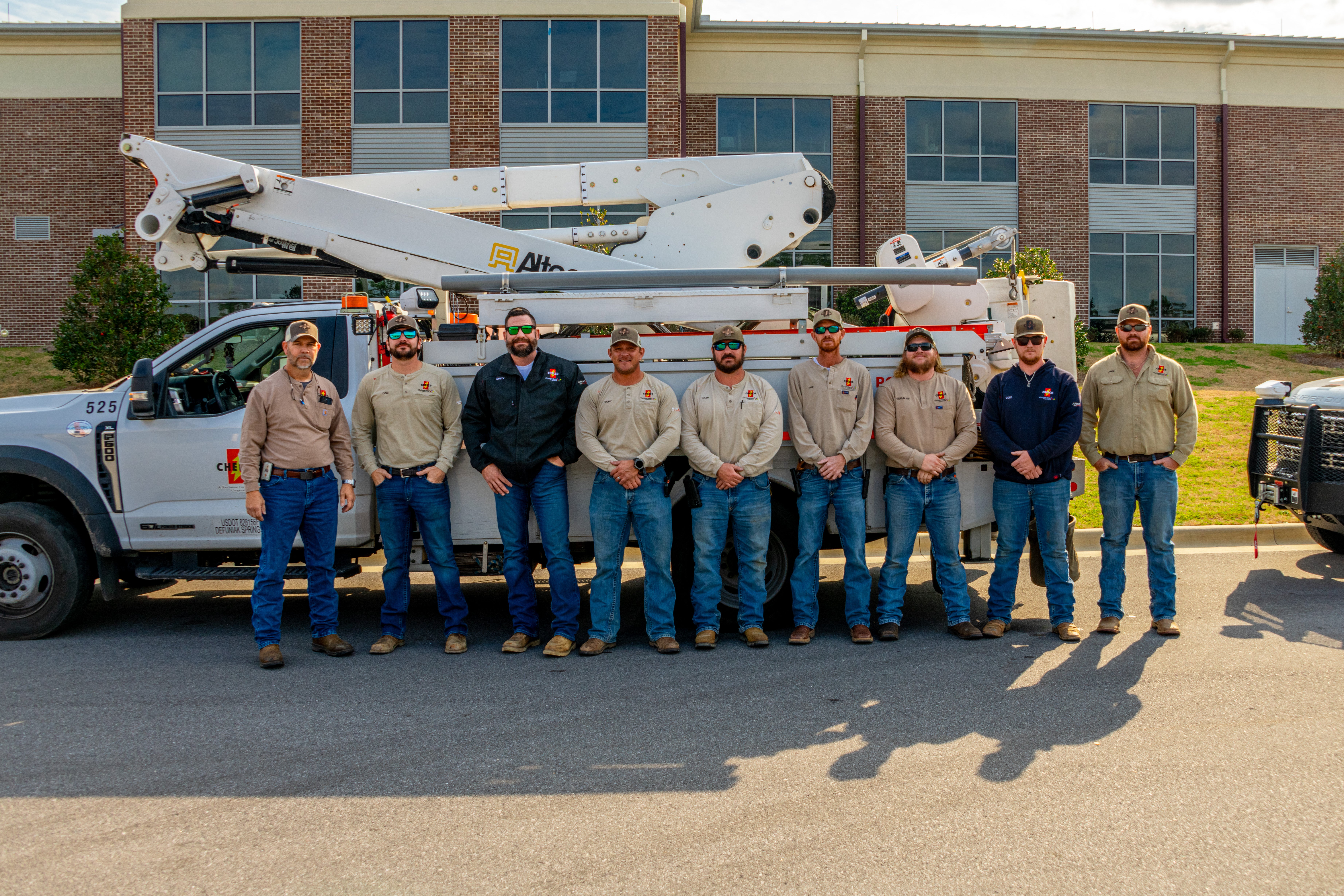 CHELCO crews lend a hand to fellow co-ops